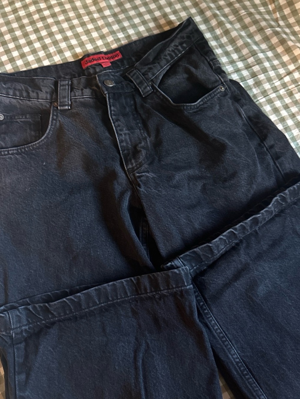 Jaded London Black Super Baggy Women’s Jeans